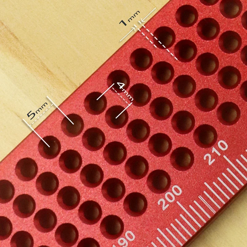 300 мм алюминиевый сплав квадратная деревообрабатывающая линейка высоты