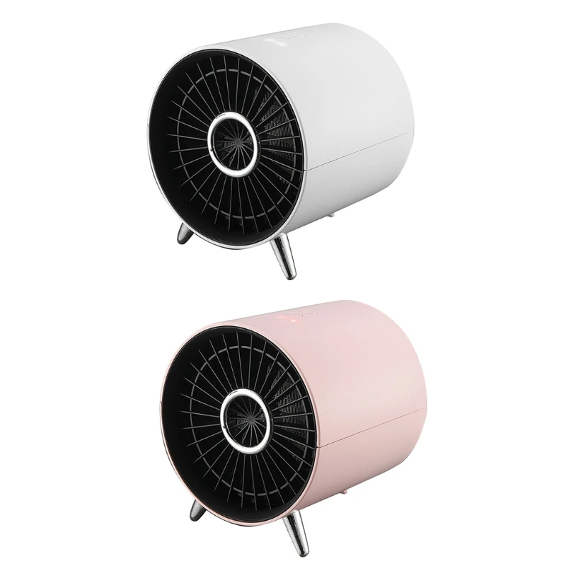 

US/EU Plug Leafless Desktop Electric Heater Energy-saving Silent Mini PTC Ceramic Heating Hot Air Heater for Bedroom