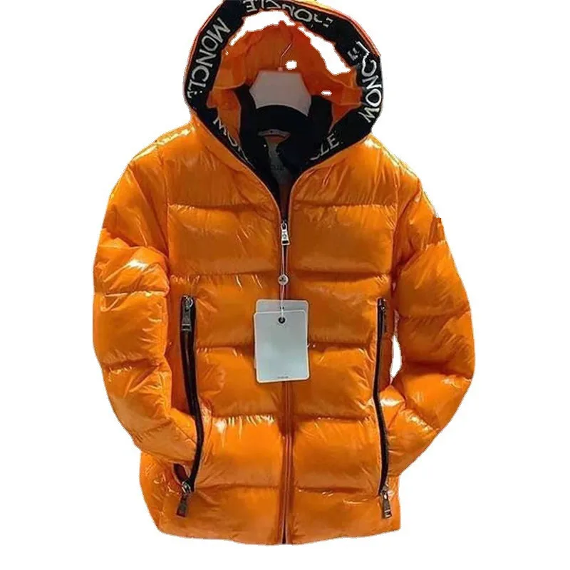 Men's Cotton Shirt Letter Printing Ribbon Zipper Thickened Men's Shirt men clothing  winter coat  Casual  winter jacket men