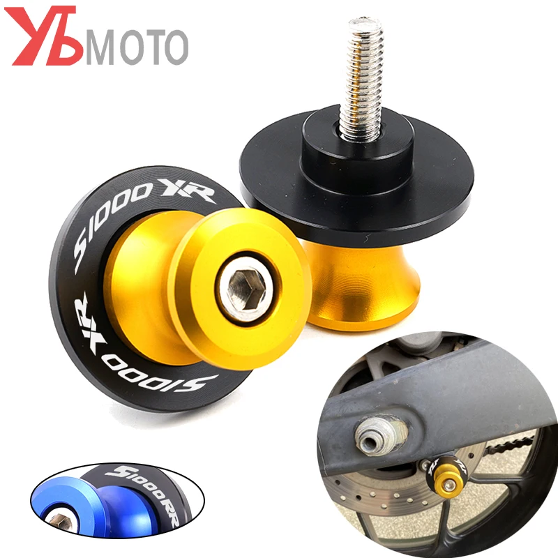 

8MM S1000 RR XR Motorcycle Swingarm Sliders Spools Swing Arm Stand Screw For BMW S1000RR 2014-2019 2020 (not for S1000XR 2021)