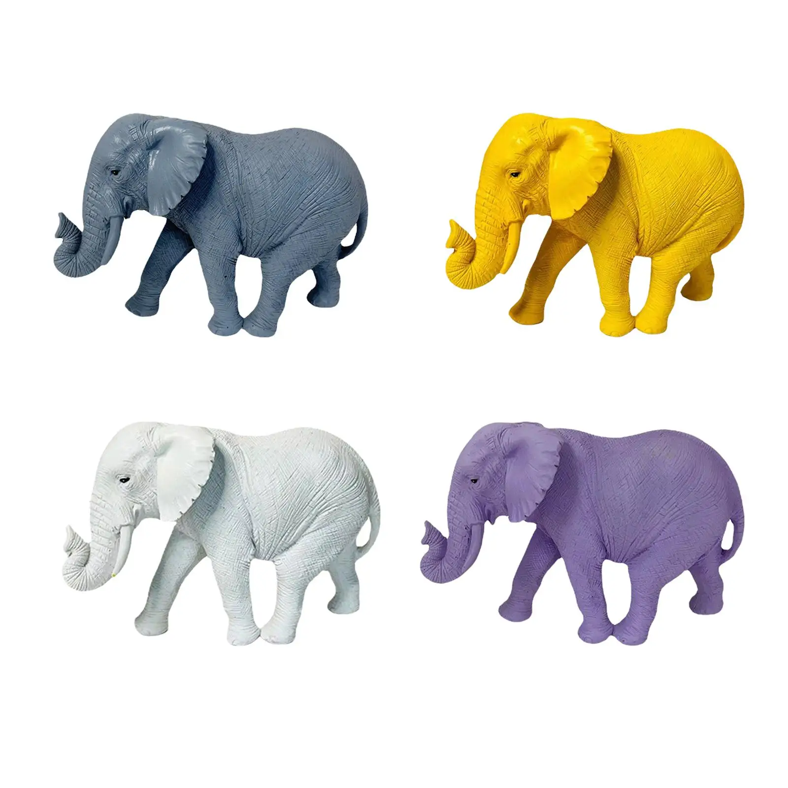 

Elephant Statue Table Elephant Ornament for Living Room Birthday Fireplace