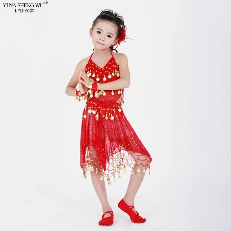 Детские костюмы для танца живота комплект восточных танцев девочек танцы