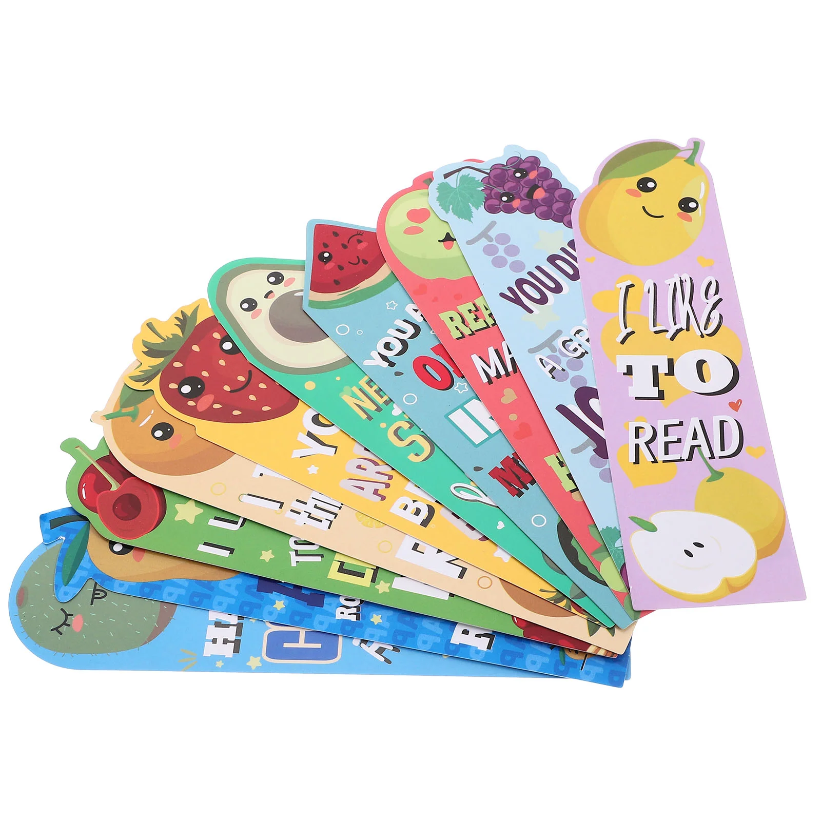 

Scented Bookmarks Marker Note Classify Fruits Pattern Unique Fragrant Cartoon Page Markers