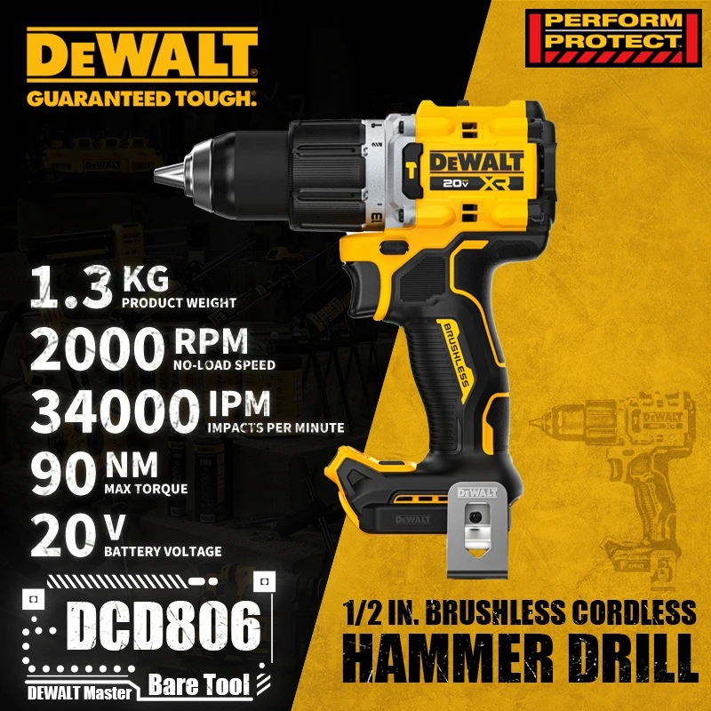 DeWalt DCD806 Ударная дрель-шуруповерт