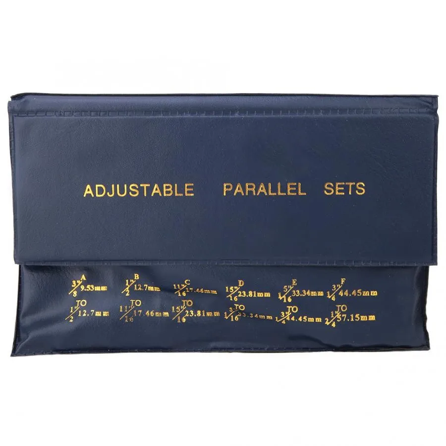 

Make Sure Your Measurements Are Accurate with 6Pcs Precision Steel Parallel Blocks Adjustable from 3/8 To 2 1/4 Inch