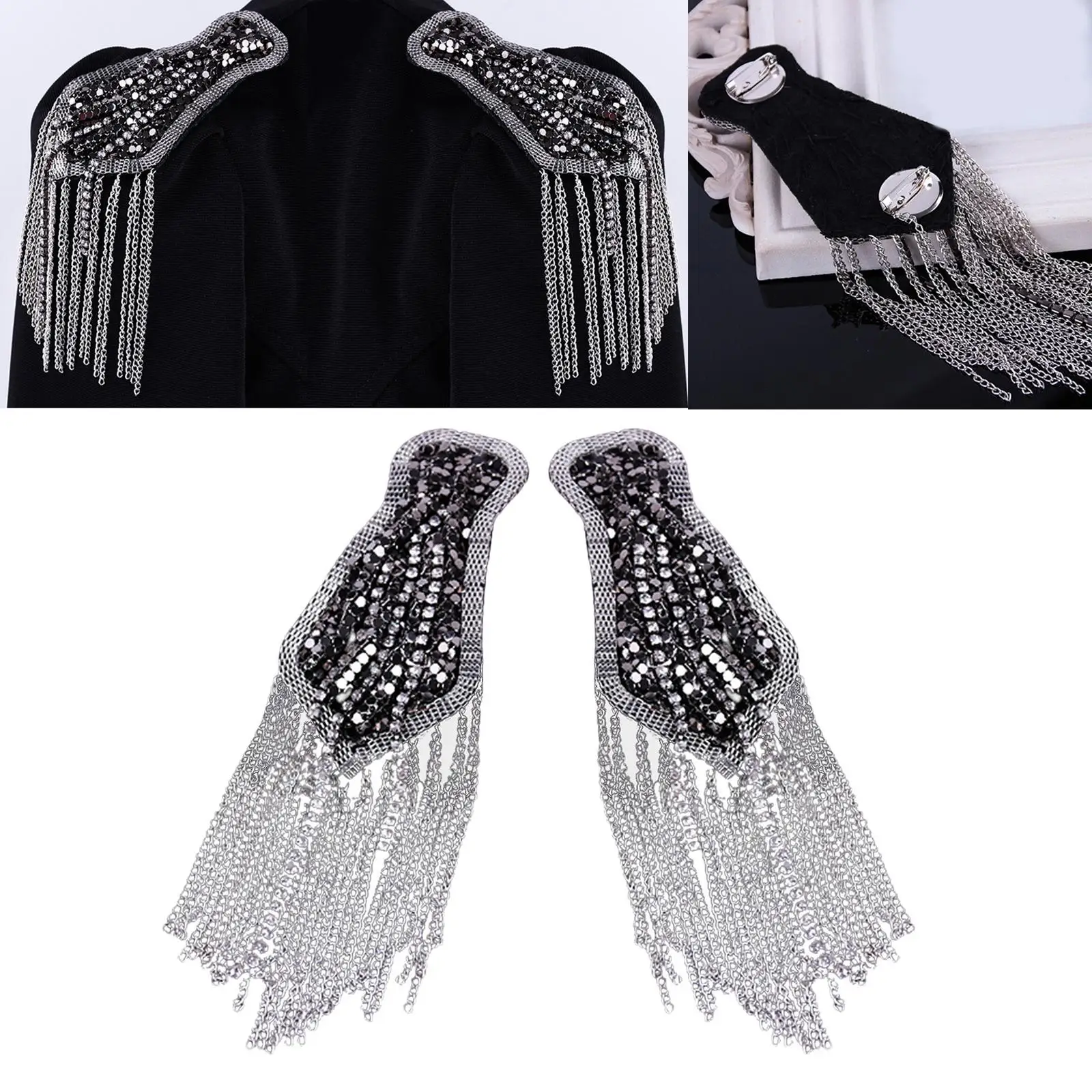 

Эполет с кисточками 2 Pies/Аксессуары для носорогов эполета брошь значок/для костюма