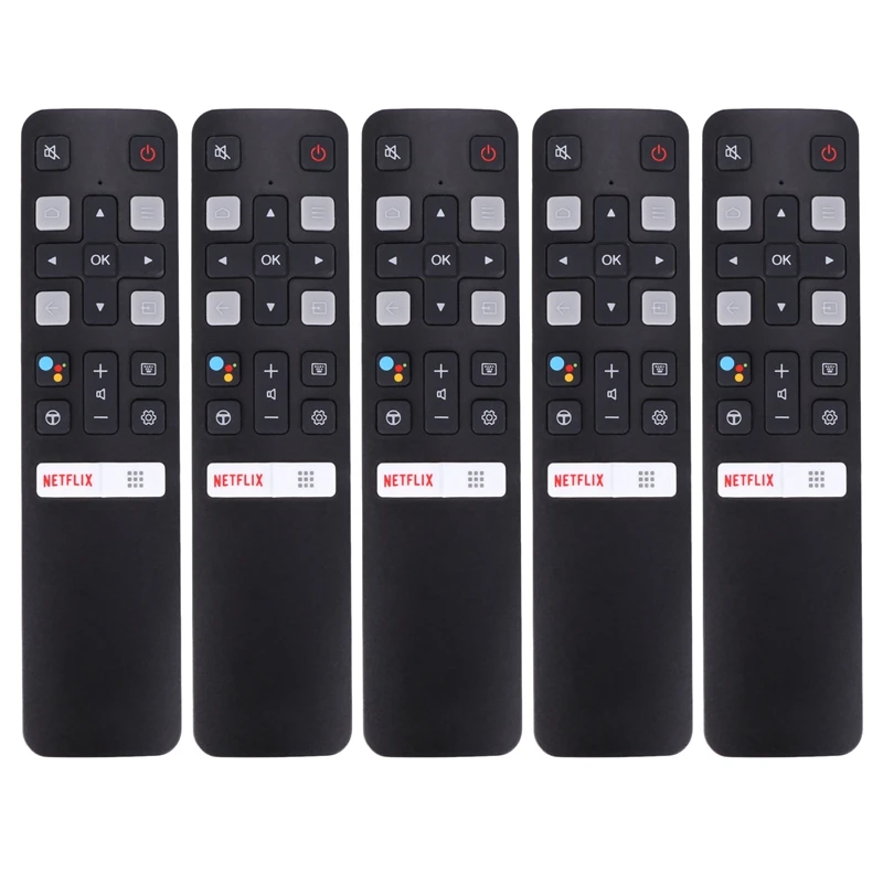 

5X Remote Control Rc802v Fmr1 Jur6 65P8S 49S6800fs 49S6510fs For Tcl Smart Tv