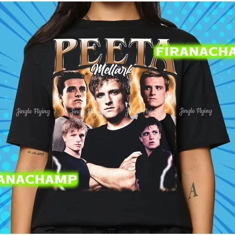 Фото Футболка унисекс Limited Peeta Mellark Vintage Gift для женщин и мужчин №1