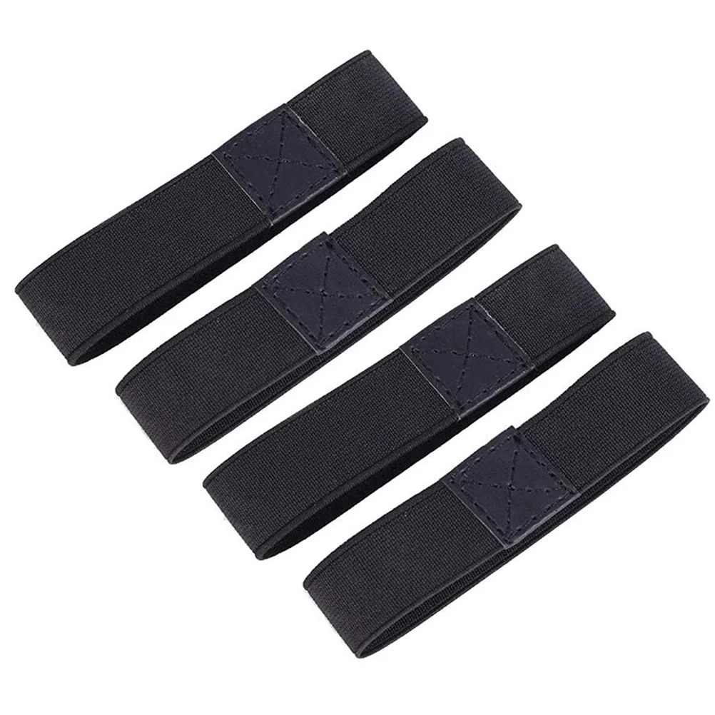 4 Pcs Elastic Shoe Laces Black Boot Heels Shoe Straps Heels Women High Heels Replace High Heel Shoe Straps Women Shoe Strap