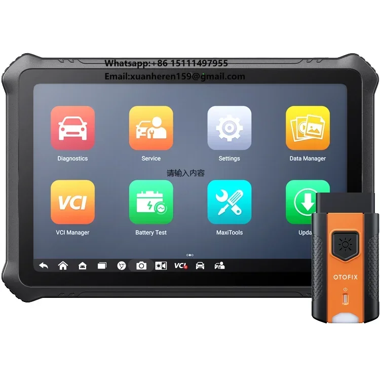 Фото OTOFIX D1 для Bluetooth диагностического сканера OBD2, инструмент для кодирования ECU, двунаправленный анализатор для автомобилей, анализатор двигателя. №1