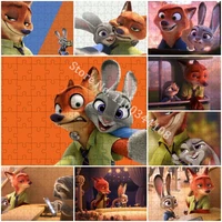 disney zootopia judy nick puzzles 3005001000 pieces jigsaw puzzle creative educational toys family game for kids adults