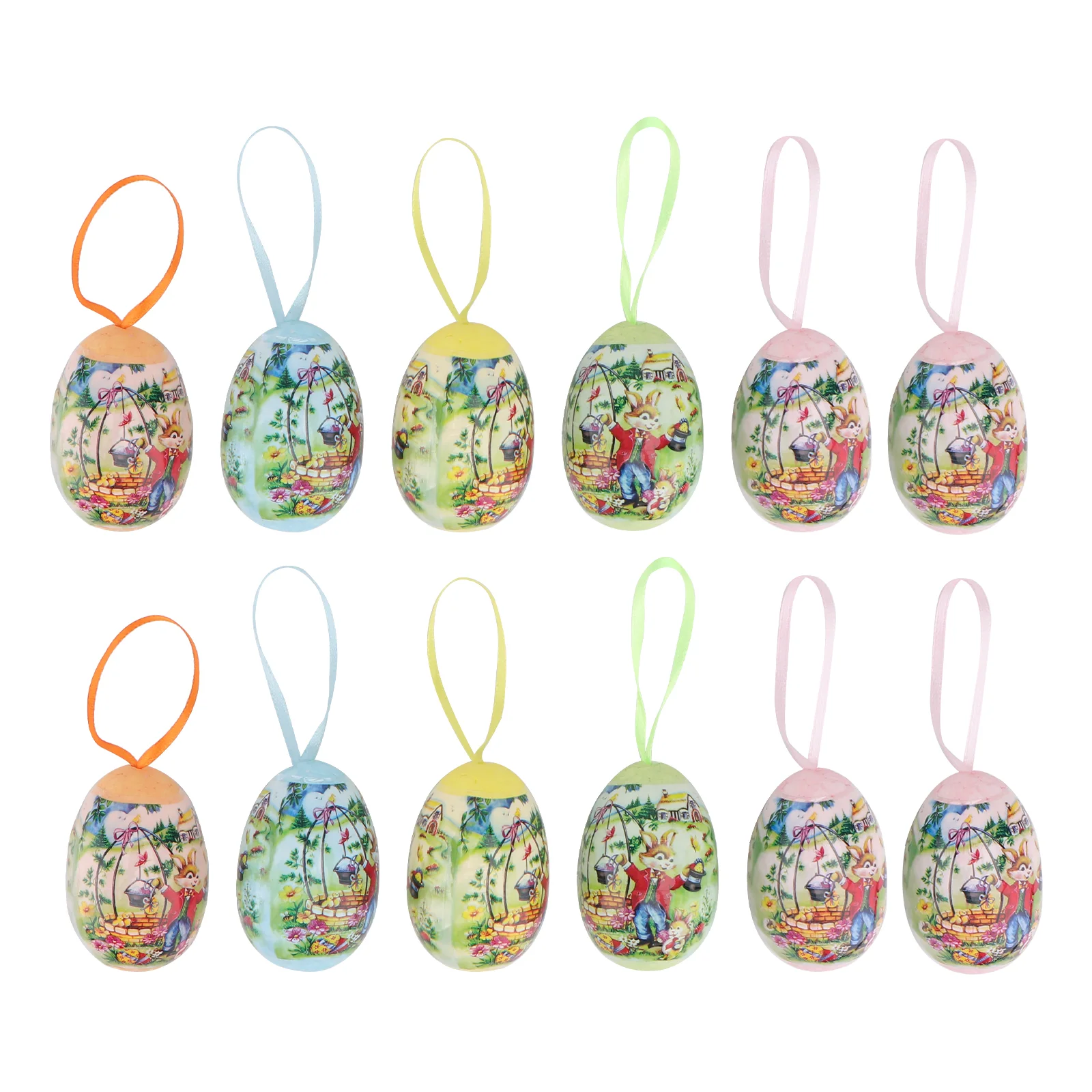 

Easter Egg Eggs Pendant Hanging Decoration Decorations Diy Tree Party Decorating Decorative Filler Toy Yard Basket Ornament