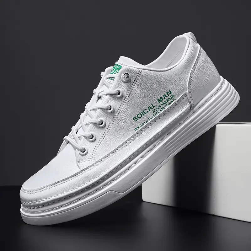 

Men's Breathable Casual Shoes Male Flat Shoes Men Lightweight Sneakers White Business Travel Tenis Masculino кроссовки мужские