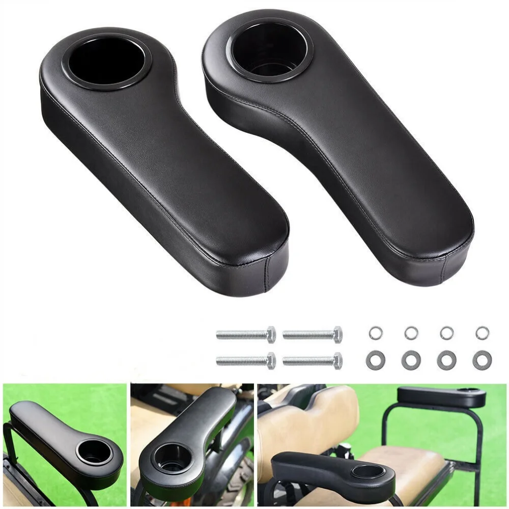 Yamaha Golf Cart Universal Rear Seat Arm Rest Cup Holder For