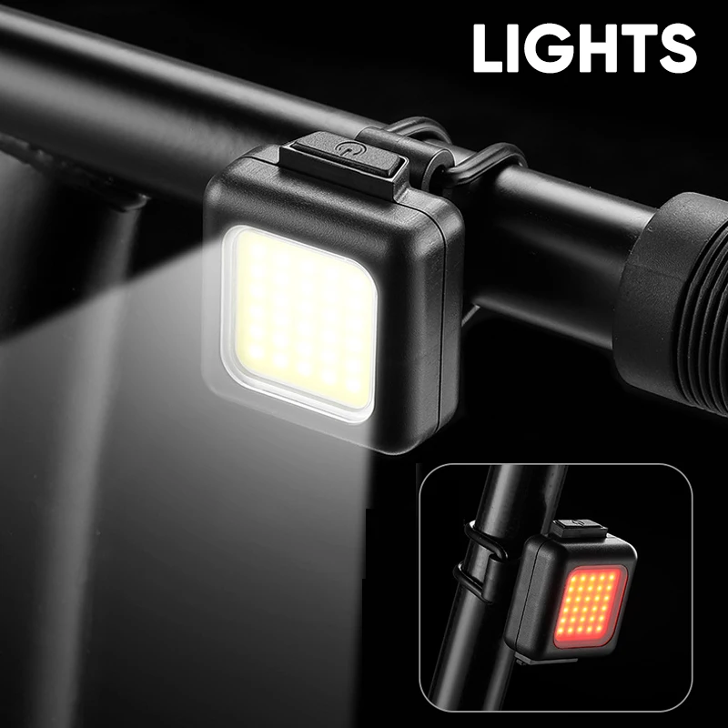 Перезаряжаемые велосипедные головные фонари Mini COB USB
