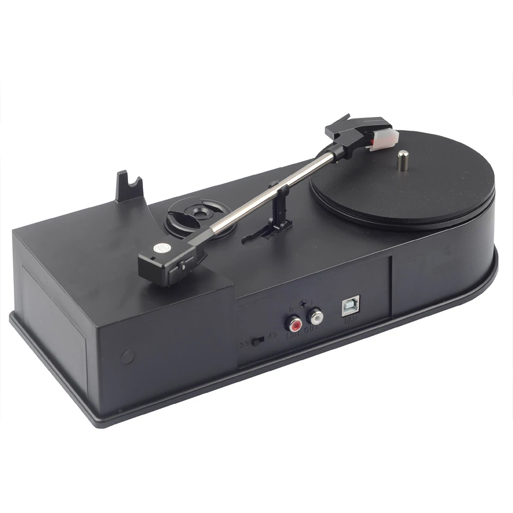 Home Gift Turntable Phonograph Vinyl  Plug And Play USB Interface Retro Converter Player Mini To MP3 Audio Mono ABS enlarge