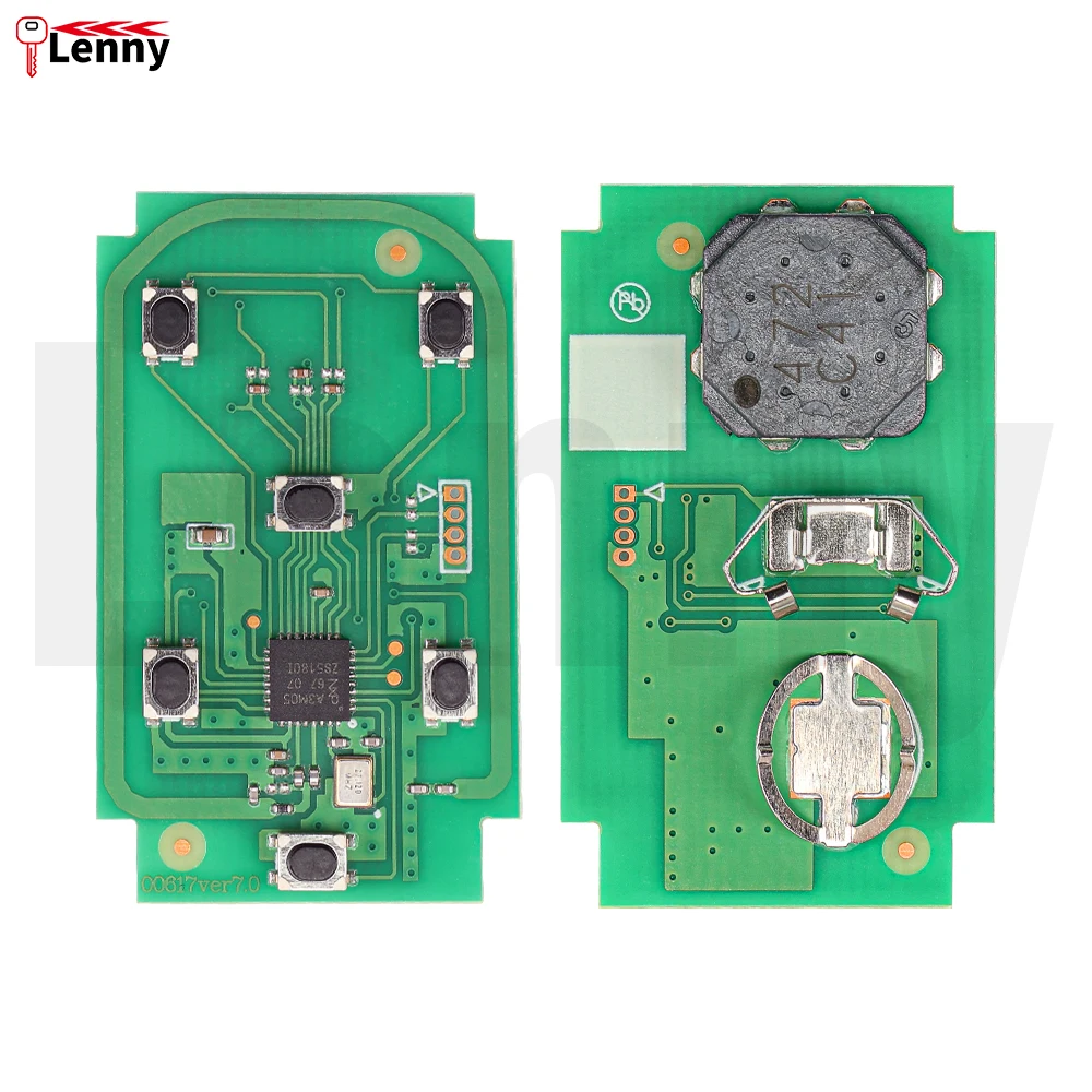 Фото Смарт-ключ для автомобиля Lenny FCC ID: HYQ1EA-433MHz HYQ1AA-315MHz с 46-чиповым модулем для Chevrolet Suburban, Tahoe, GMC Acadia, Terrain Series. №2