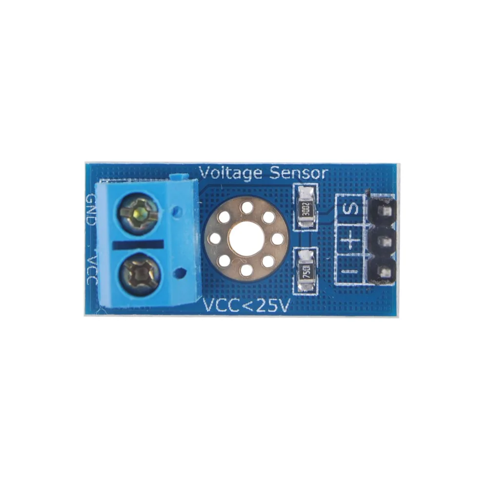

RCmall Voltage Sensor for Arduino DC0-25V with Code