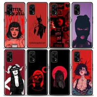 hotter than hell sexy devil woman case for realme c21y c21 c25 c20 c15 c12 c11 c1 gt master neo neo2 5g capa silicone soft cases