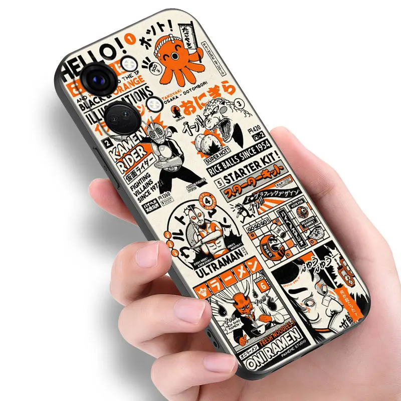 Черный телефонный чехол для OnePlus Nord 3 2T N30 N300 N20 N200 CE2 CE3 Lite 10T 11 9RT ACE 2V