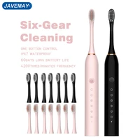 smart timing electric toothbrush adult sonic tooth brush teeth whitening fast usb rechargeable toothbrush replacement head j189