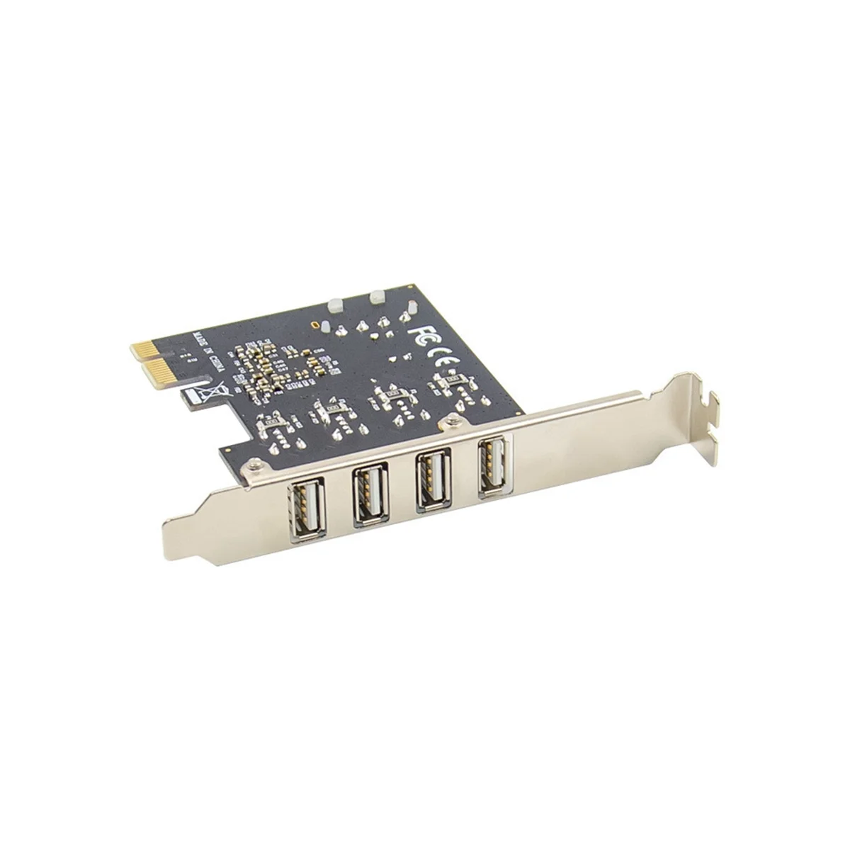 PCI-E-4 порта USB 2 0 карта преобразователя PCIE USB2.0 адаптера MCS9990 чипсет позволяет