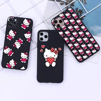 cute hello kitty phone case for iphone 13 12 11 pro mini xs max 8 7 plus x 2020 xr cover