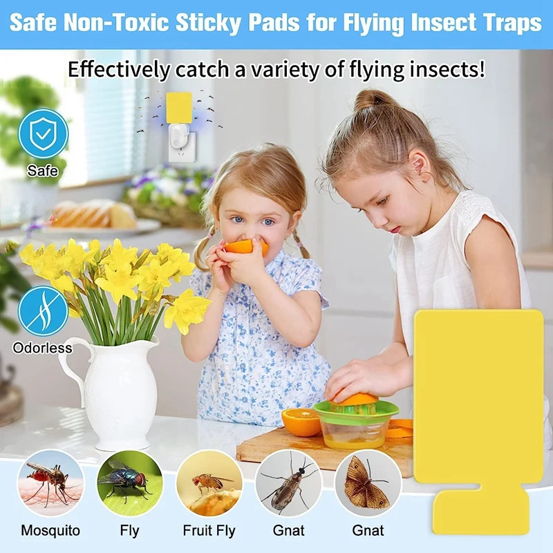 Ловушка для летающих насекомых набор заправки встроенный в мухобойку сменные