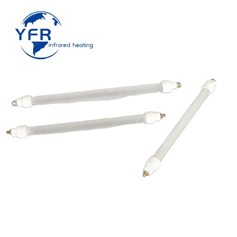 ИК-эмиттерный элемент молочно-белый керамический трубчатый 2000 Вт инфракрасная