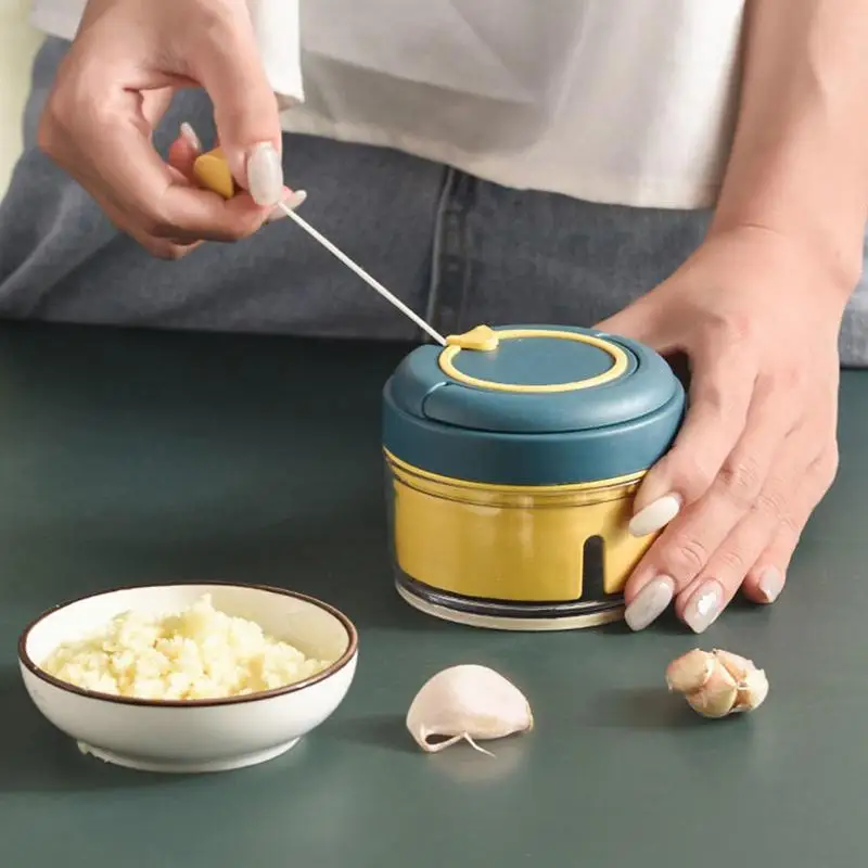 

Mini Manual Garlic Chopper Puller Garlic Grinder Onion Chopper Portable Mincer Spice Crusher Vegetable Masher Kitchen Tool