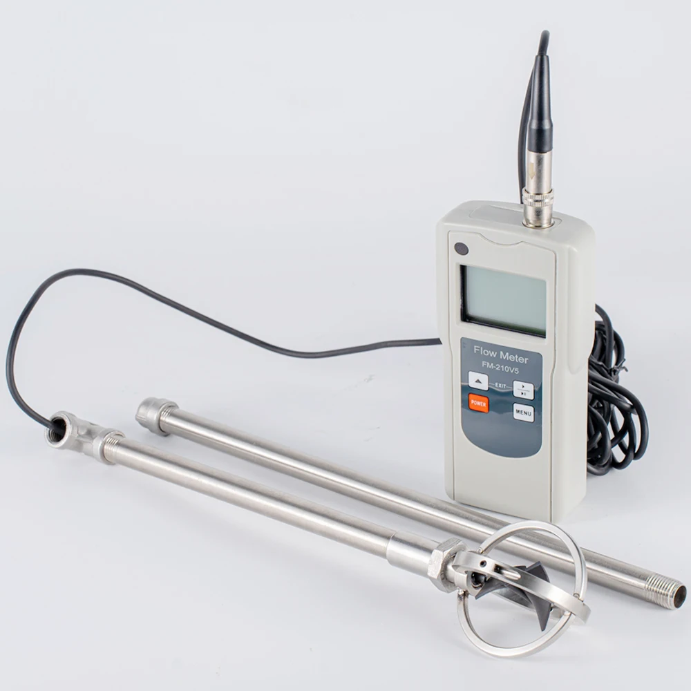 

FM-210V5 Portable Flow Rate Meter Tester Velocity Measurement Instrument Open Channel Flowmeter Digital Flow Meter