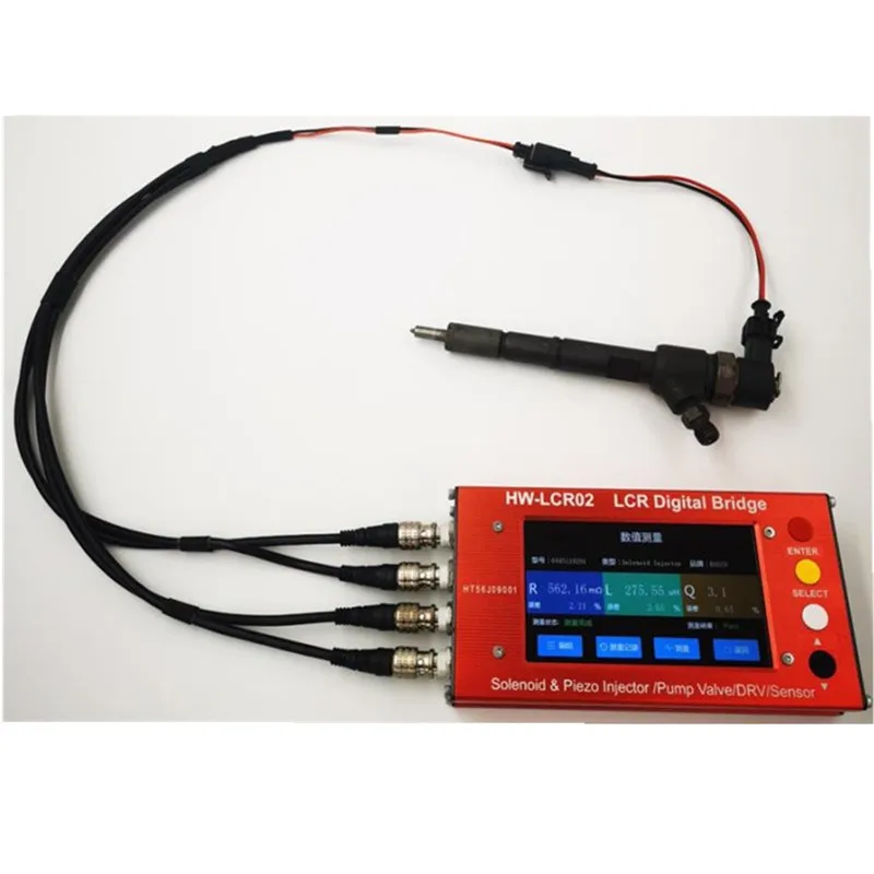 

auto LCR02 common rail diesel fuel electromagnetic injectors test EUI/EUP ZME DRV valves injector LCR tester