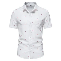 2022 summer new mens fashion printed shirts everyday casual shirts business office shirts