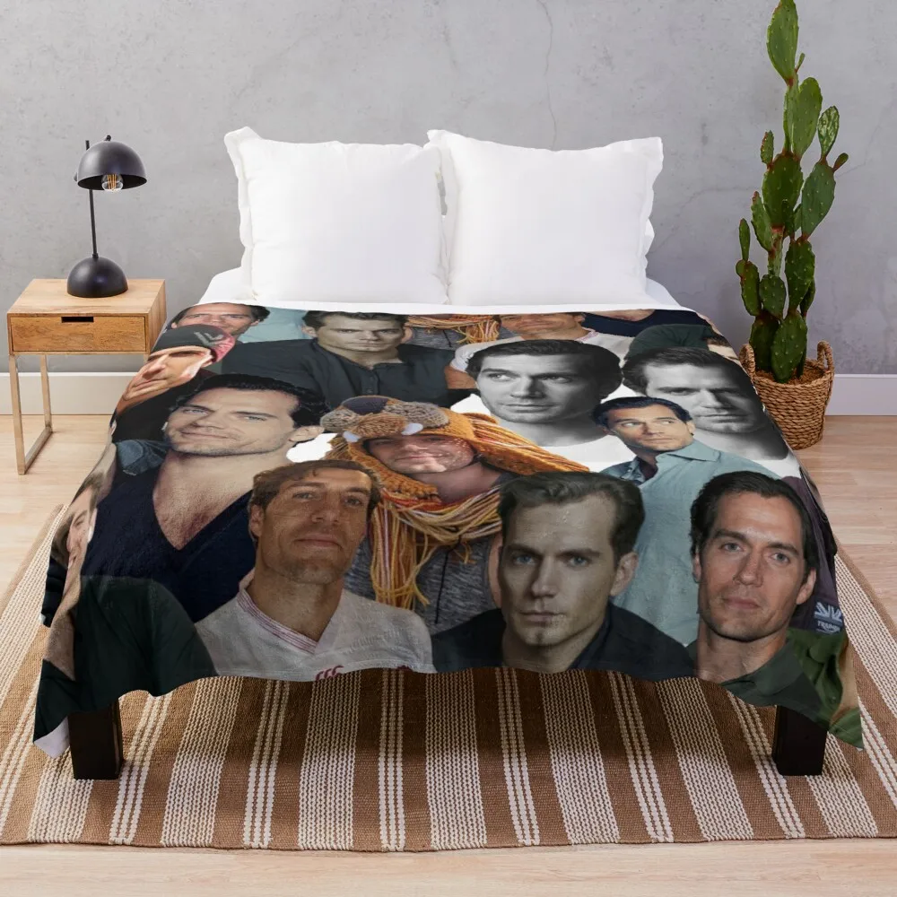 

henry cavill photo collageThrow Blanket Fur Blanket