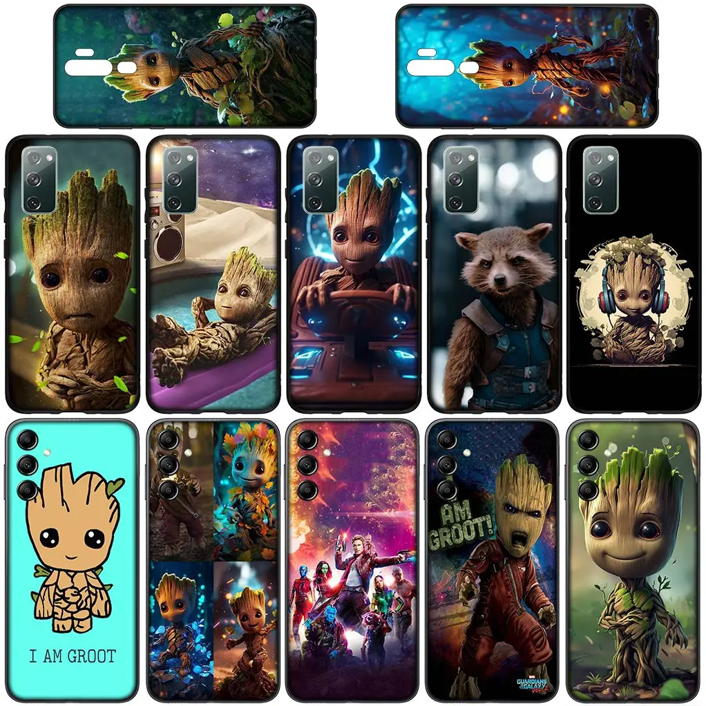 Чехол для телефона с изображением стражи Галактики малыша G-groot Marvel Xiaomi Poco C65 X3 NFC GT