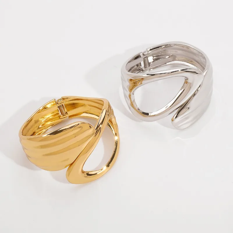 Браслеты Draweye геометрической формы для женщин в стиле панк с вырезами винтажные