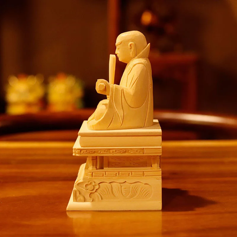Статуя ципариса QiaoLin статуя Будды поделки Nichiren деревянные ципарисские украшение