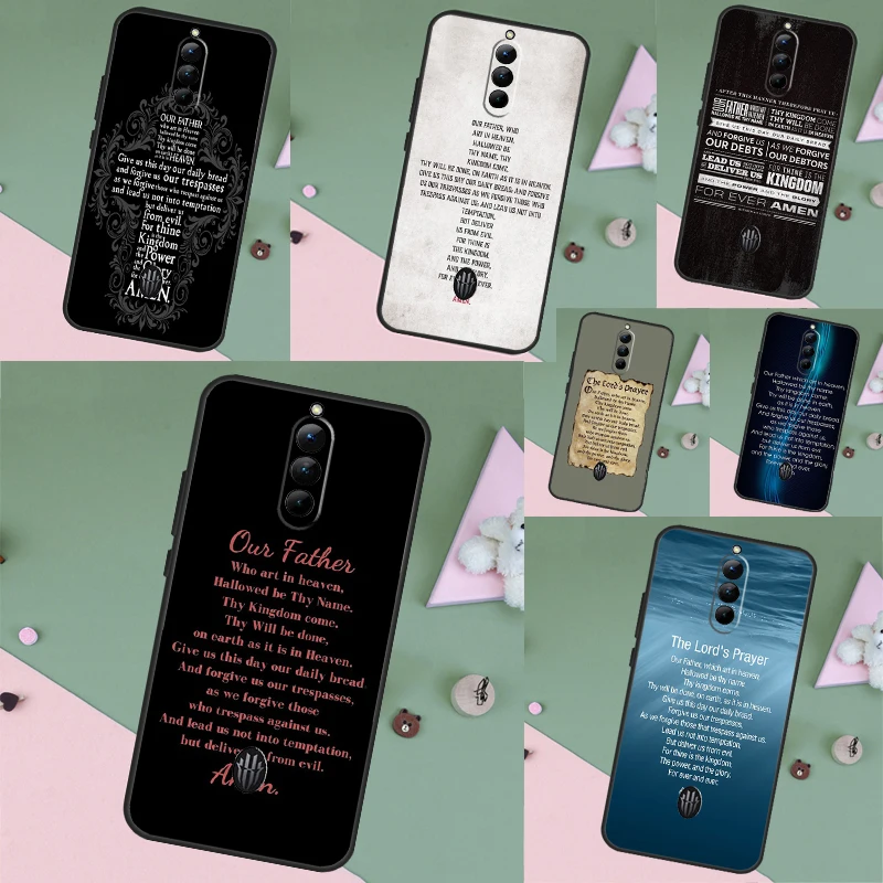 Чехол на заднюю панель с изображением христианства Властелина молитвы для Nubia Red