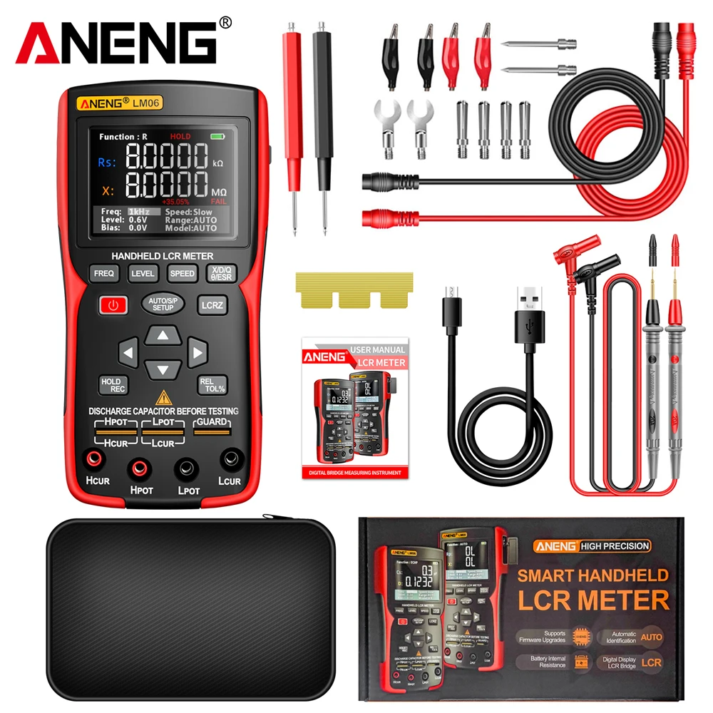 

ANENG LM06 Цифровой мостовой измеритель LCR