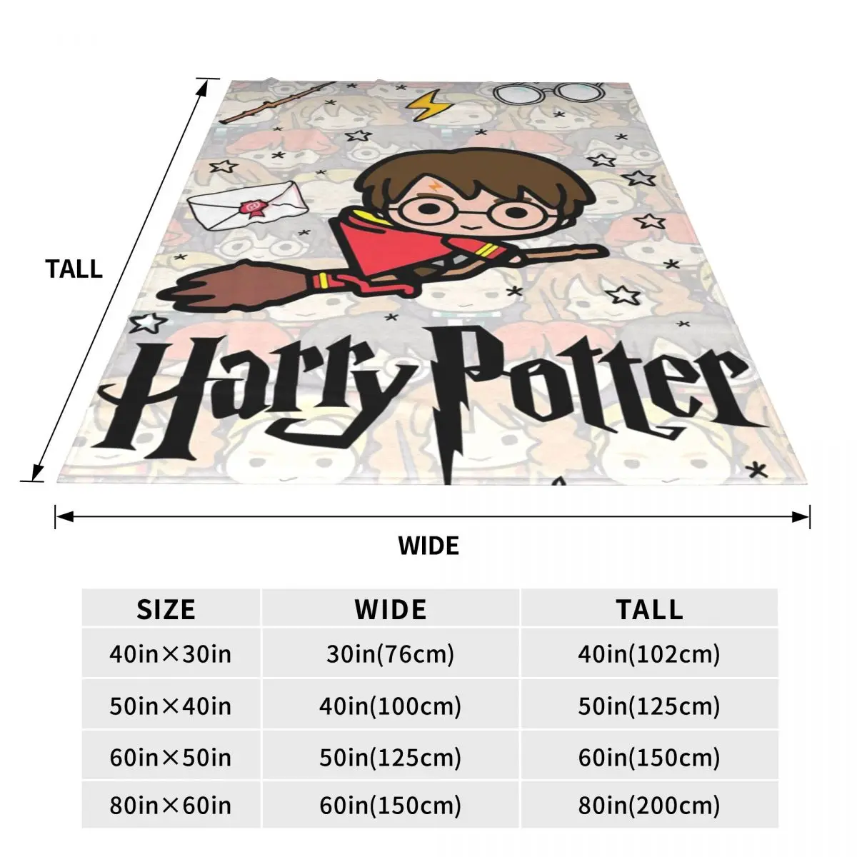 Одеяло H-Harry P-Potter с мультяшным дизайном качественное теплое мягкое одеяло зимнее