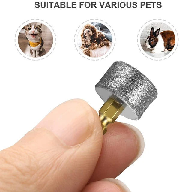 3/5pcs Dogs Electric Nail Polisher Wheel Replacement Grinding Head Pet Nail Grinder Head Trimmer Clipper Pet Paws Grooming 5