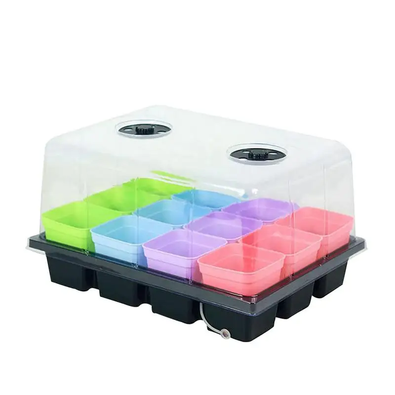 

Plant Germination Kit Seedling Pots Germination Trays Garden Plant Germination Kit Seed Starting Tray Hand Tool Kits For Indoor