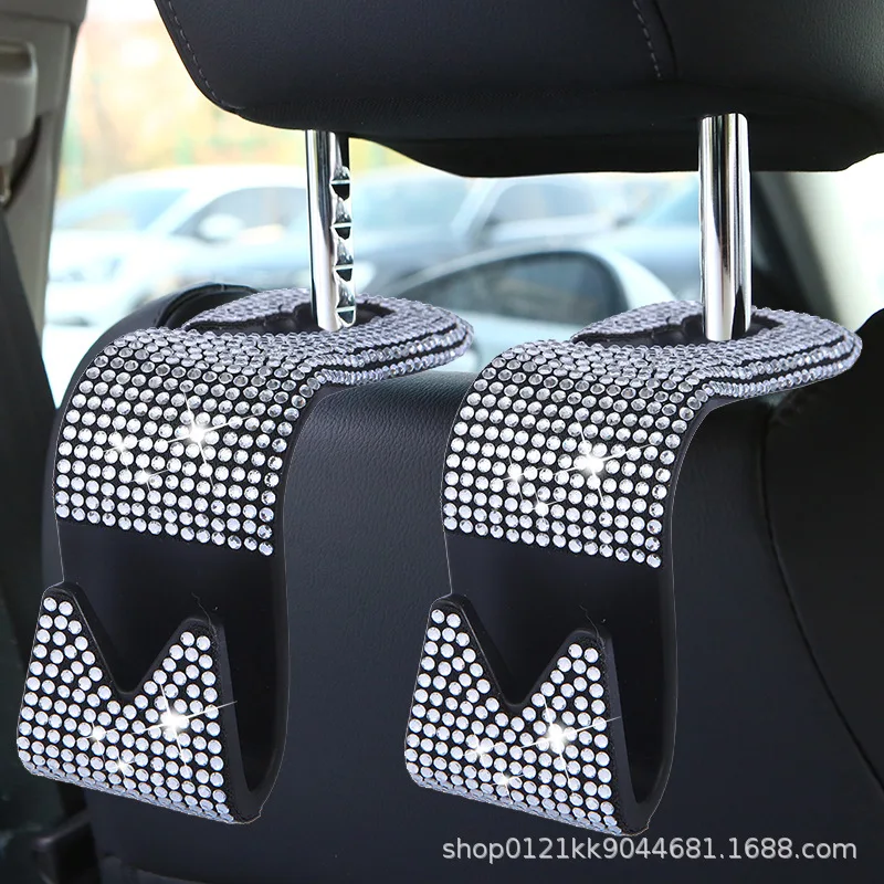 

New car Diamond hook Car seat lazyback rear hook car interior multifunctional headrest hook