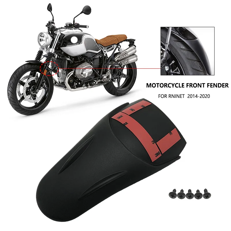 

For BMW R NINET R9T R 9T Pure Racer Scrambler 2014-2020 2018 2019 Motorcycle Front Mudguard Extender Fender Splash Extension Pad