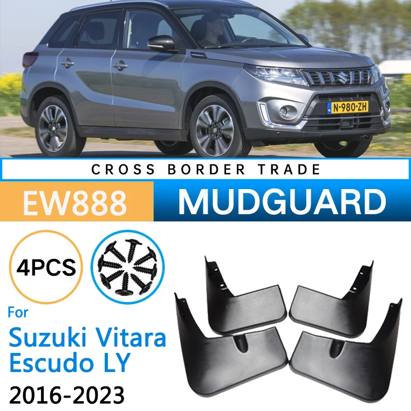 

for Suzuki Vitara Escudo LY 2016~2023 2017 2018 2019 2020 2021 Car Fender Mudguard Mud Flaps Guard Splash Flap Car Accessories