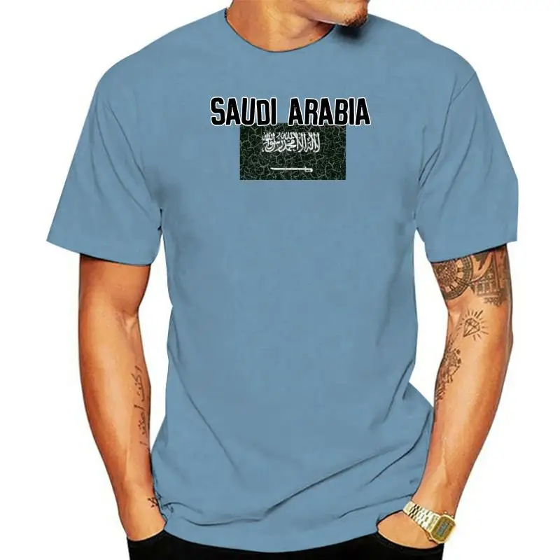 

Flag T-Shirt Saudi Arabia Fashion Country Souvenir Gift Tee Pride logo