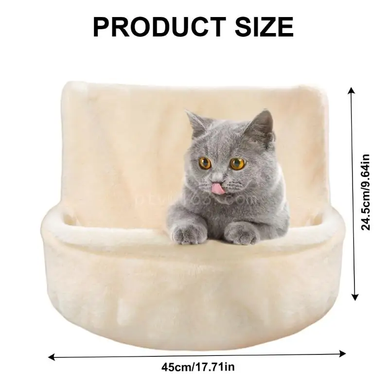 Кровать-гамак для сна кошек плюшевый шезлонг съемная кровать-гнездо которую