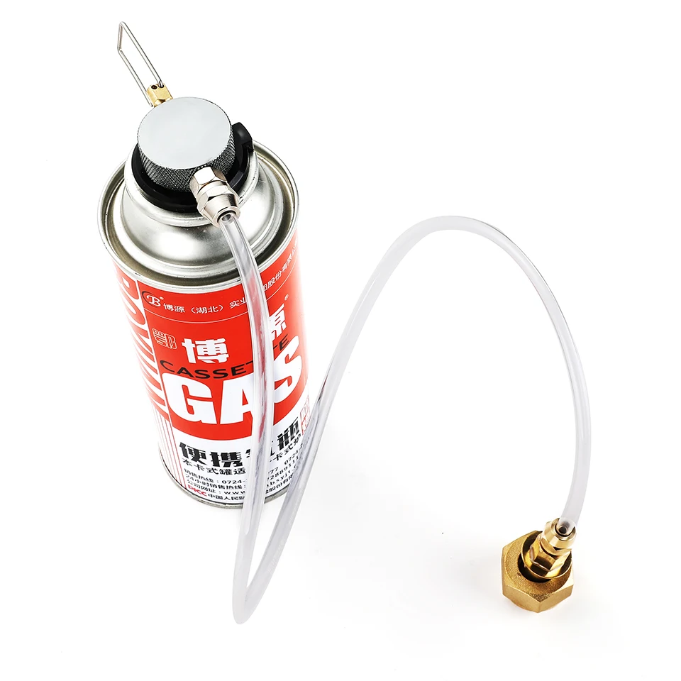 

Outdoor Card Butane Gas Tank Inflation Valve Adapter Gas Tank Inflatable Outdoor Camping Long Cylinder Accessories