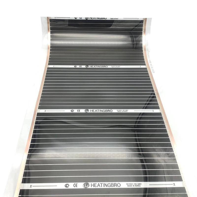 

15M2 50CM 80CM 100CM Far Infrared Under Floor Heating Warm Floor Heating Film Sets with Accessories