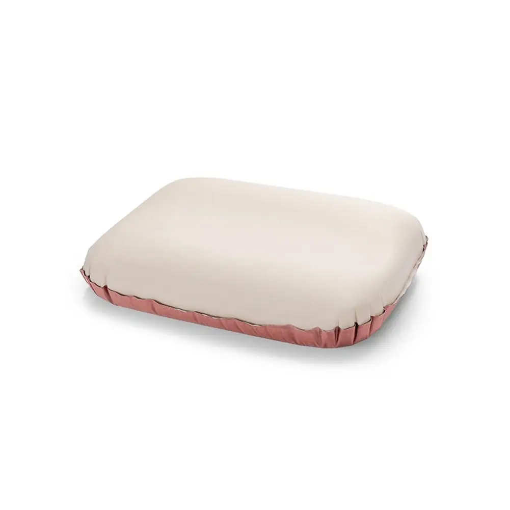 

3d Sponge Automatic Inflation Pillow Portable Ergonomic Design Napping Rest Air Pillow For Camping Traveling